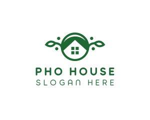 Green Vegan Home logo design