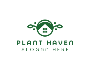 Green Vegan Home logo design