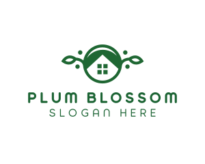 Green Vegan Home logo design