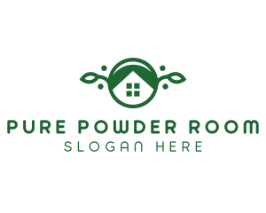 Green Vegan Home logo design