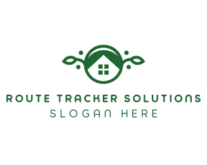 Green Vegan Home logo design