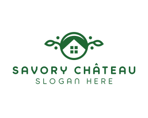 Green Vegan Home logo design