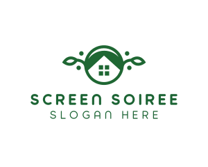 Green Vegan Home logo design