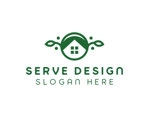 Green Vegan Home logo design