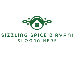 Green Vegan Home logo design