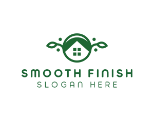 Green Vegan Home logo design