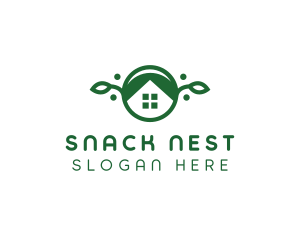 Green Vegan Home logo design