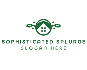 Green Vegan Home logo design