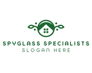 Green Vegan Home logo design