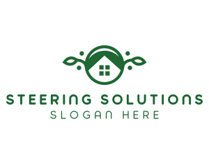 Green Vegan Home logo design