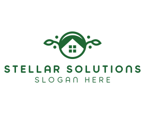 Green Vegan Home logo design