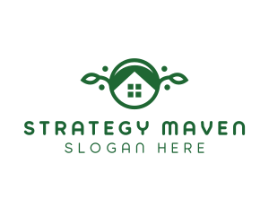 Green Vegan Home logo design