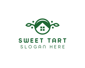 Green Vegan Home logo design