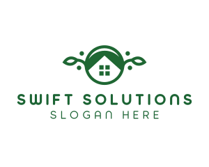 Green Vegan Home logo design