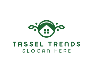 Green Vegan Home logo design