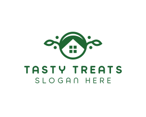 Green Vegan Home logo design