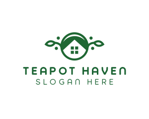 Green Vegan Home logo design