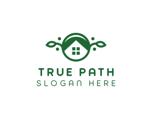 Green Vegan Home logo design