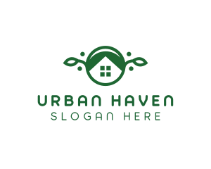 Green Vegan Home logo design