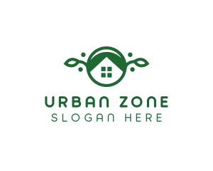 Green Vegan Home logo design