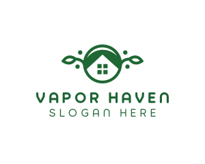 Green Vegan Home logo design