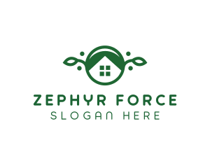 Green Vegan Home logo design