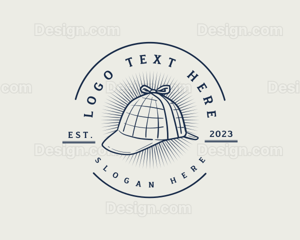 Detective Agent Hat Logo