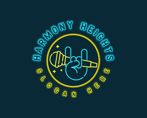 Karaoke Singer Microphone logo