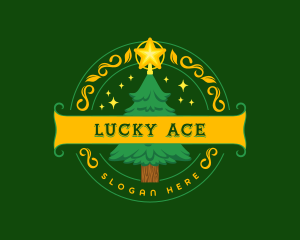 Festive Christmas Holiday Logo