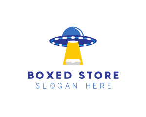 Alien Food Delivery logo design