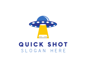 Alien Food Delivery logo design