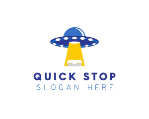 Alien Food Delivery logo design