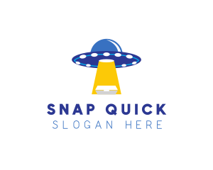 Alien Food Delivery logo design