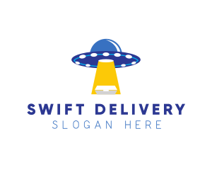 Alien Food Delivery logo design