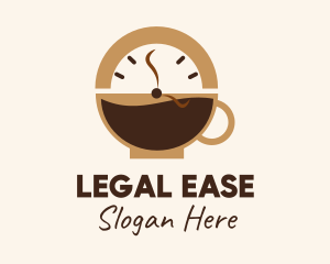 Coffee Mug Clock  logo