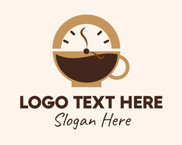 Coffee Mug Clock  logo