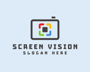 Digital Camera Screen logo design