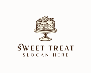 Wedding Cake Baking logo design