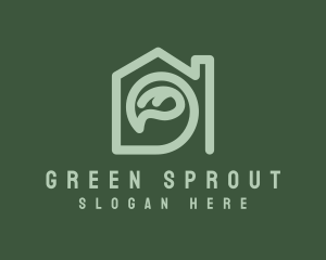 Green Leaf House logo design