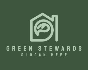 Green Leaf House logo design