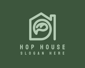 Green Leaf House logo design