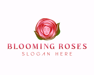 Lady Rose Beauty logo design