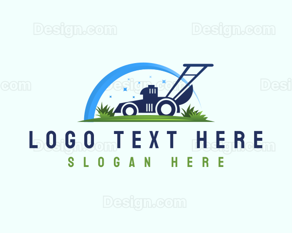 Lawn Mower Eco Maintenance Logo