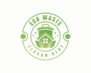 Eco Trash Garbage logo design