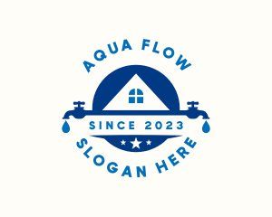 Water Faucet Plumbing logo