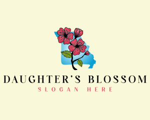 Missouri Botanical Flower logo design