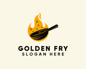 Cooking Frying Pan logo