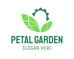 Industrial Leaves logo design