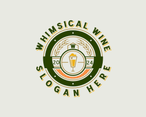 Hipster Beer Pub logo design