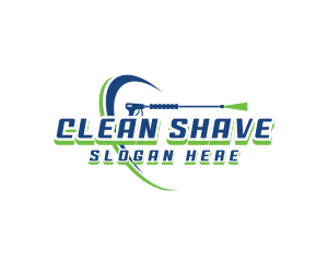 Cleaning Pressure Washer logo design